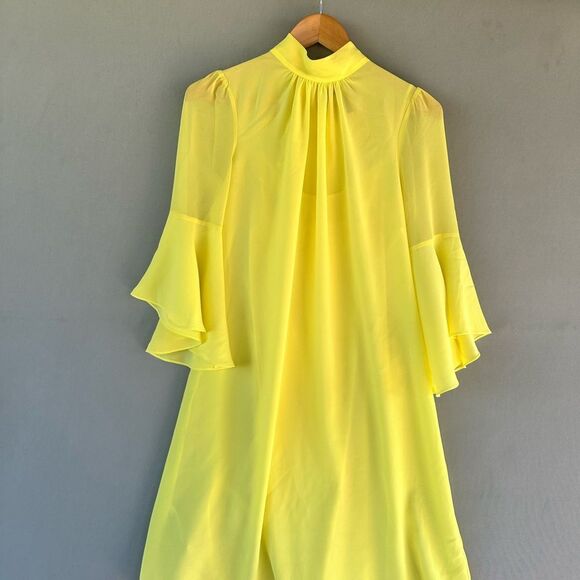 🎉5 for $45🎉 BCBGMAXAZRIA dress size XXS yellow - Picture 2 of 8